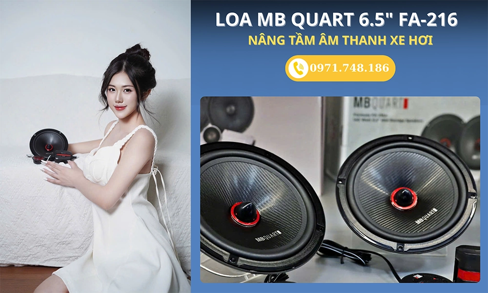 Độ Loa MB Quart 6.5″ FA-216 Cho Ô Tô Chính Hãng