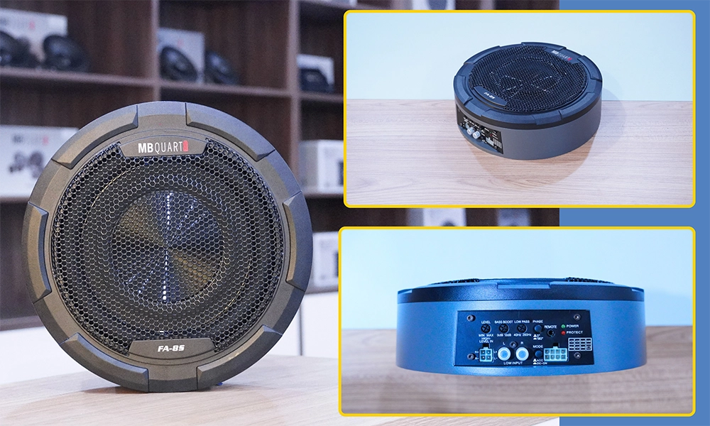 Nâng cấp loa Sub ô tô MB QUART FA – 8S