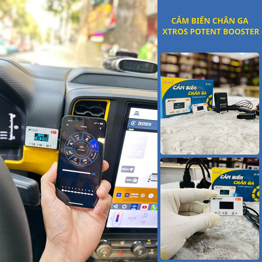 Cảm biến chân ga ô tô Xtros Potent Bosster