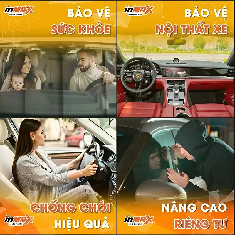 Phim cách nhiệt Inmax 12 Phim cách nhiệt ô tô Inmax