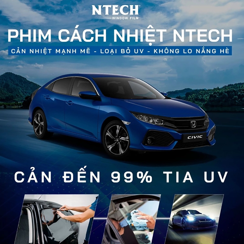 Phim cách nhiệt ô tô Ntech