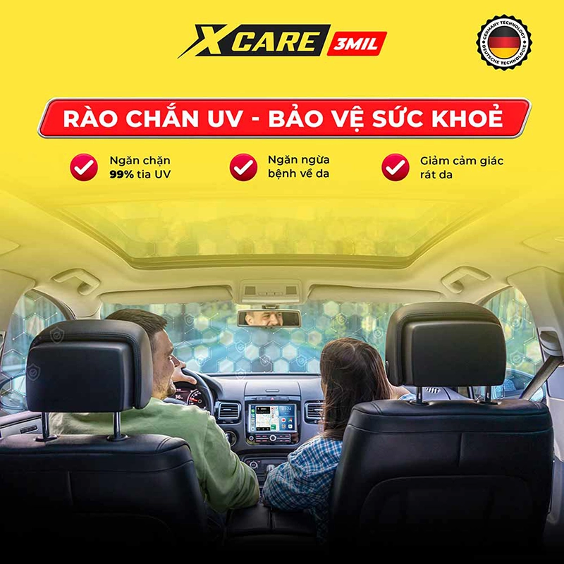Phim cách nhiệt X-Care 12 dán phim cách nhiệt ô tô X-Care