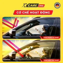 Phim cách nhiệt X-Care 9 Phim cách nhiệt xe hơi cao cấp X-Care