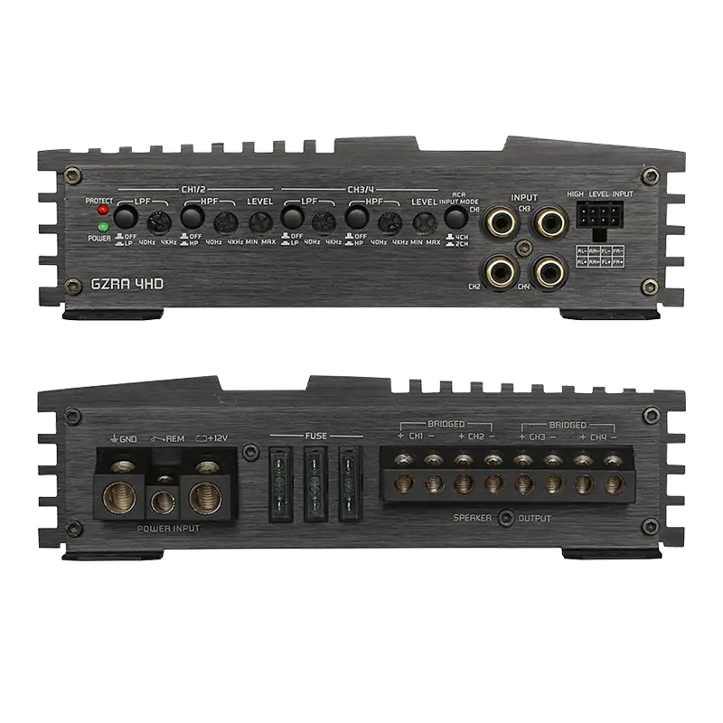 Amply 4 kênh Ground Zero GZRA 4HD 4 Amply 4 kênh Ground Zero GZRA 4HD chính hãng