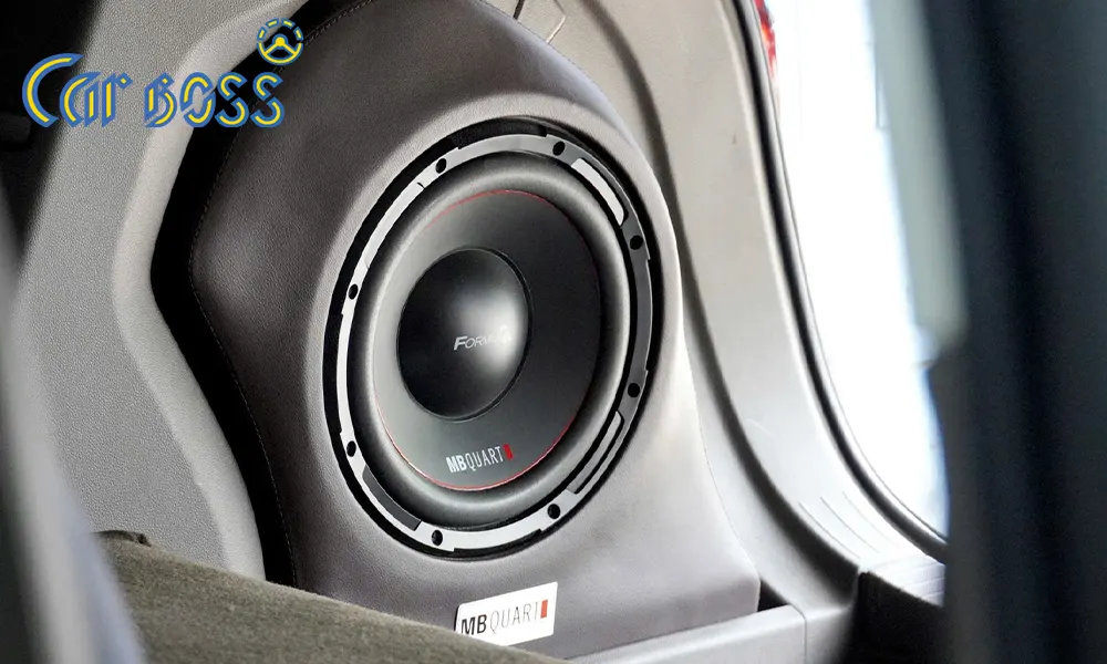 Bổ sung loa sub gầm ghế giúp tăng cường dải bass mạnh mẽ khi nâng cấp âm thanh Haval H6