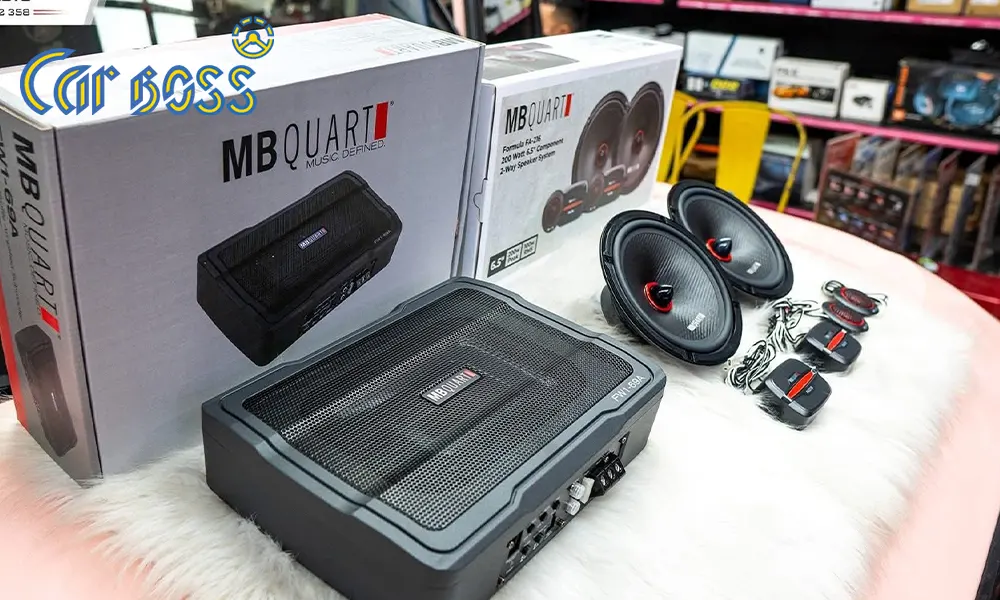 Độ âm thanh Vinfast VF7 uy tín - Cập nhập bảng giá mới nhất 2 Trọn bộ cấu hình loa và bộ xử lý tín hiệu hiện đại dùng để nâng cấp âm thanh VinFast VF7