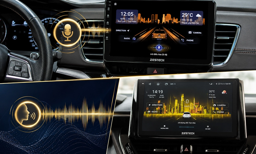 Điều khiển giọng nói thông minh trên màn hình Zestech