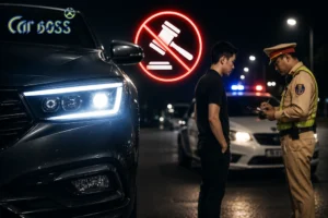 Độ đèn ô tô có bị phạt không?