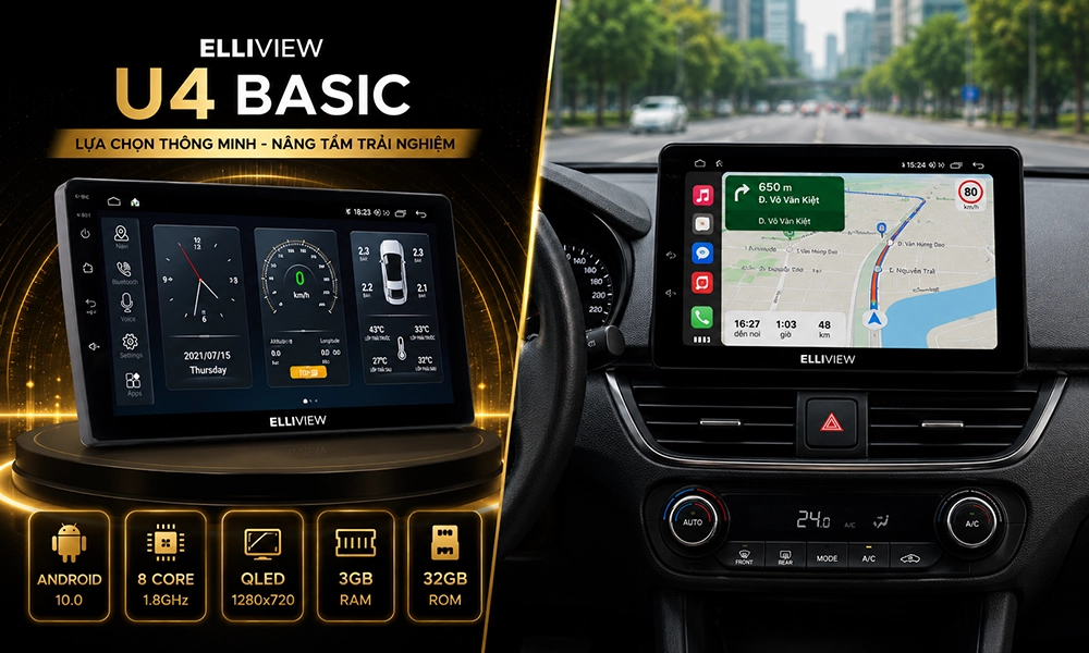Màn hình Elliview U4 Basic giá tốt, đầy đủ tính năng
