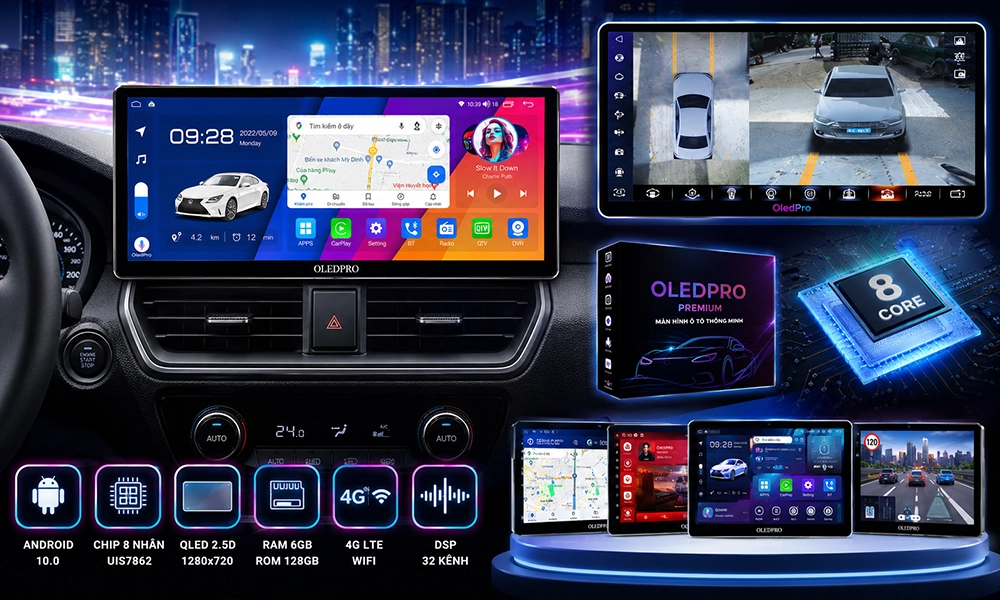 Màn hình OledPro – Màn hình Android ô tô cấu hình mạnh mẽ