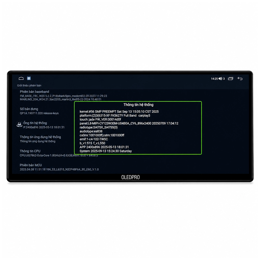 Màn hình OledPro Premium 12.3 inch 6 Màn hình OledPro Premium 12.3 inch chính hãng