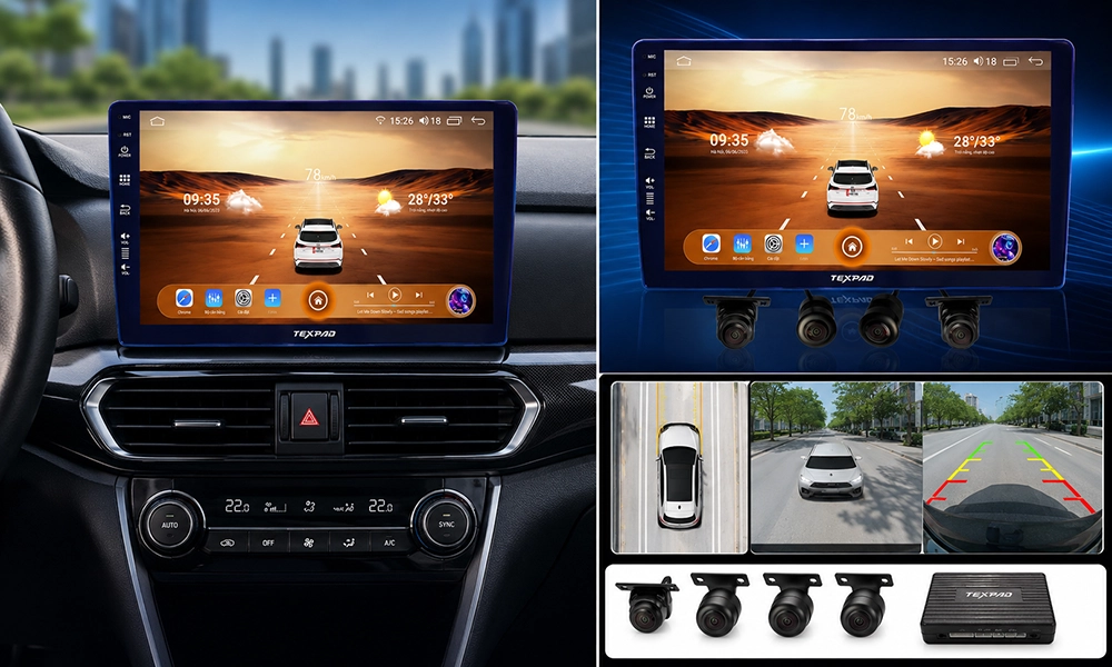 Màn hình TexPad TX24 tích hợp camera 360 hiệu năng mạnh