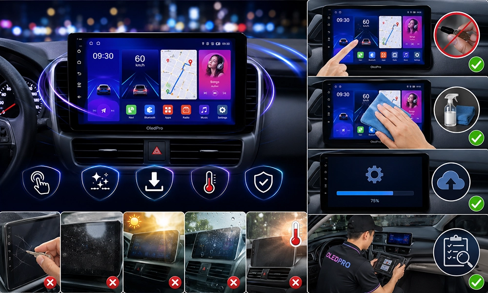 Những lưu ý khi sử dụng và bảo quản màn hình OledPro