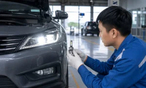 Thay bóng đèn ô tô LED có đăng kiểm được không?