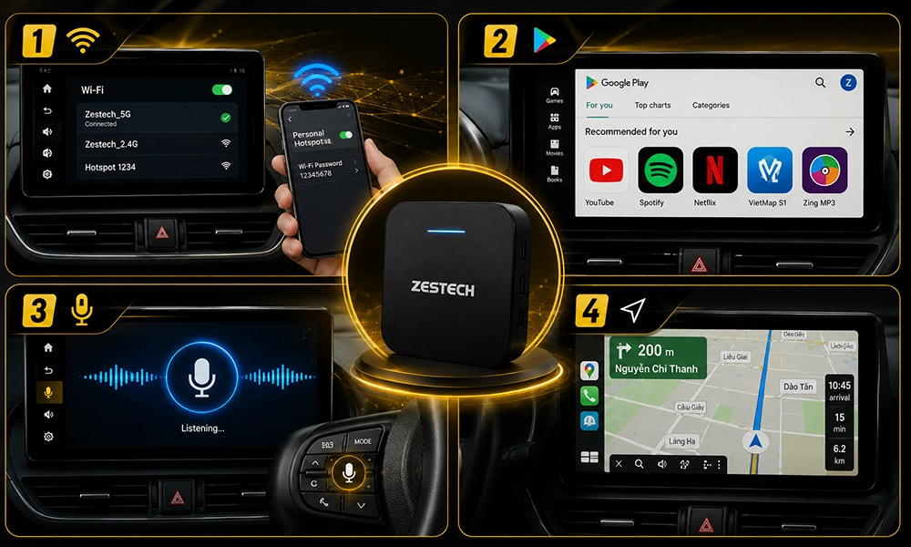Cách sử dụng Android Box Zestech hiệu quả