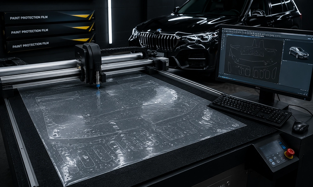 Cắt và định hình phim PPF bằng công nghệ CNC