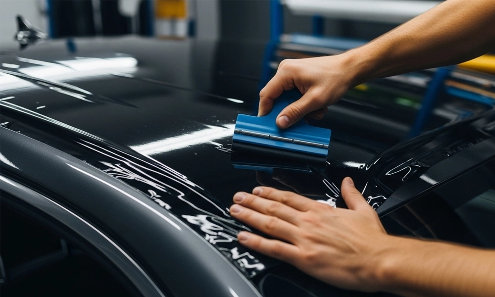 Dán decal ô tô: Bảng giá và xu hướng đổi màu xe mới nhất 16 Dán decal nóc xe ô tô