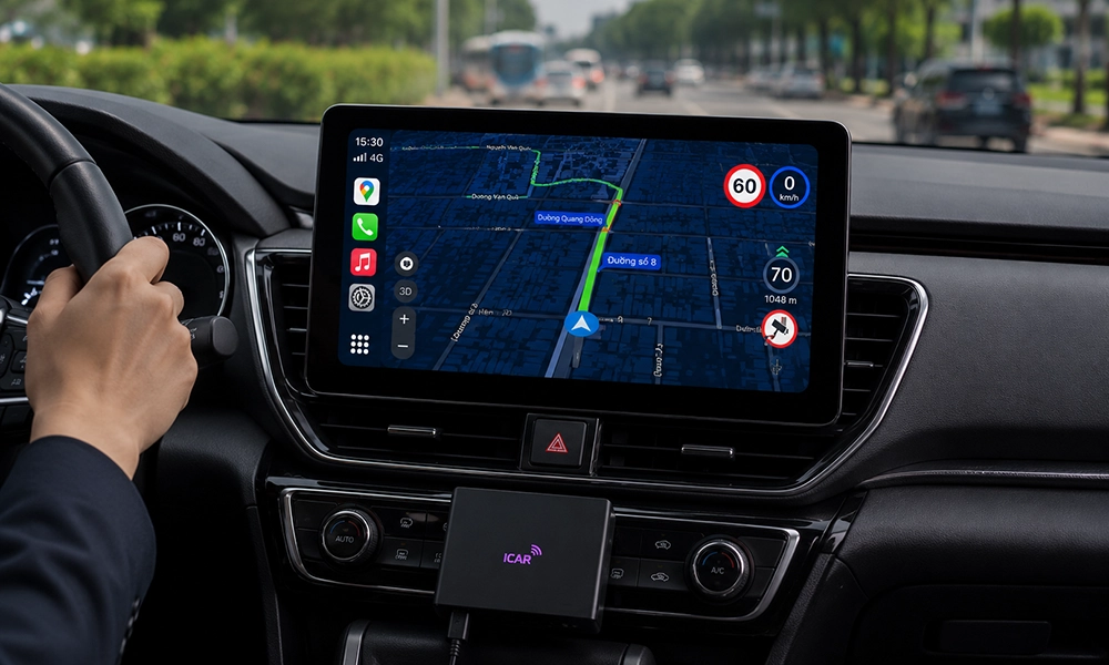 Định vị GPS chính xác với Android Box ô tô