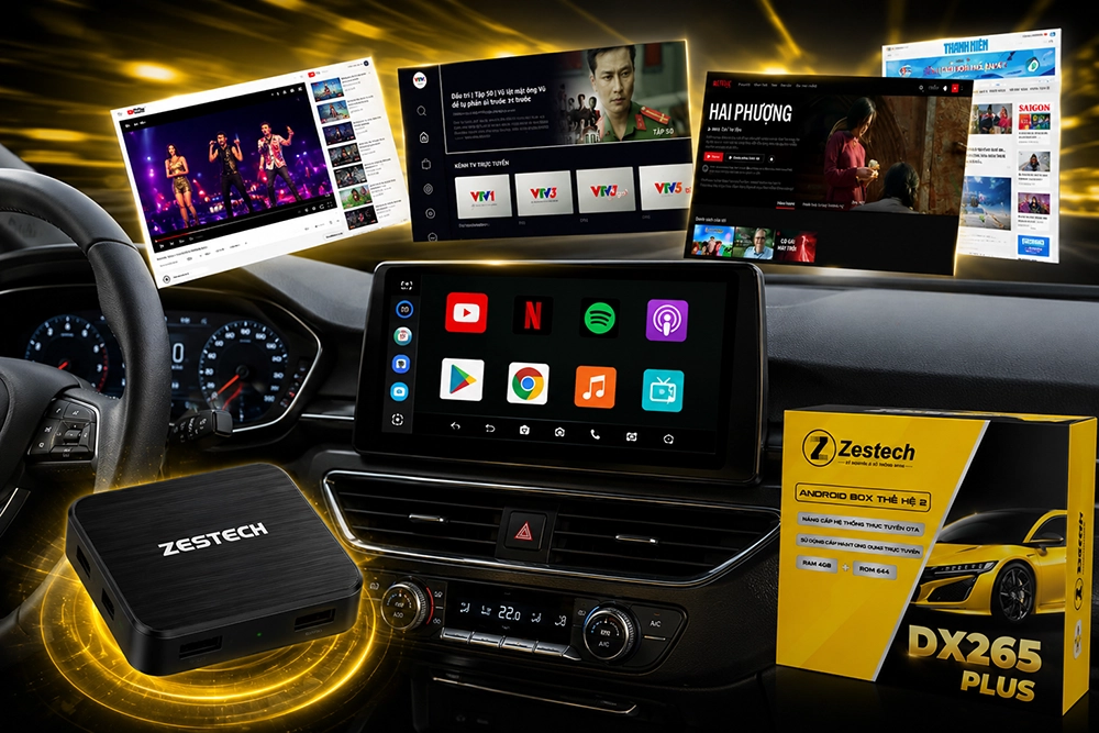 Kho giải trí đa dạng trên Android Box Zestech