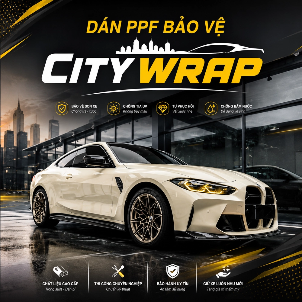PPF City Wrap ô tô 11 Dán PPF City Wrap ô tô giá tốt