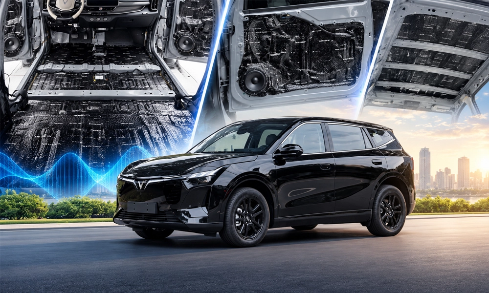 Cách âm chống ồn vf8 all new